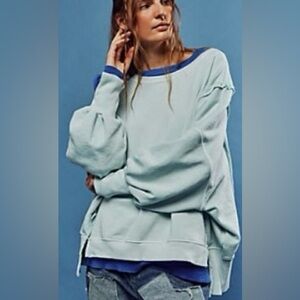 Camden Sweatshirt Large We The Free Free People Movement Ice Glow